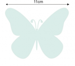 Бабочки, синий (20 шт. / Л) 1