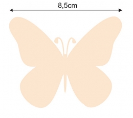 Бабочки, кремового цвета (20 шт. / M) 3