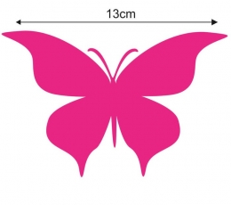 Бабочки, малиновый цвет (20 шт. / Л) 3