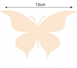 Бабочки, кремового цвета (20 шт. / Л) 3