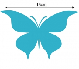 Бабочки, синие (20 шт. / Л) 1