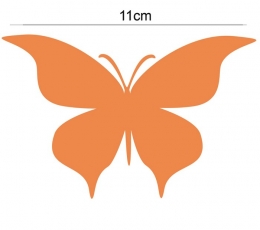 Бабочки, оранжевые (20 шт. / M) 2