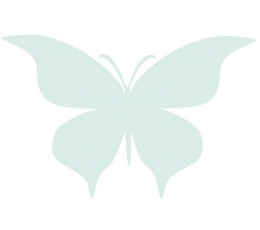 Бабочки, голубые (20 шт. / M)