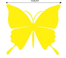 Бабочки, желтые (20 шт. / Л) 1