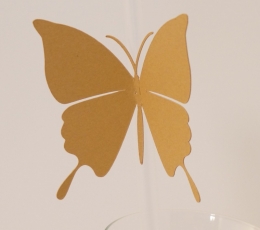 Бабочки, светло-коричневые (20 шт. / Л) 2