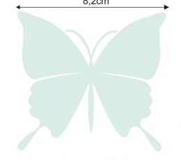 Бабочки, голубые (20 шт. / M) 2
