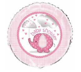 Folija balons "Baby shower / girl" (1 gab./18 * 45 cm)