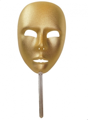 Maska "Fantomass", zelta
