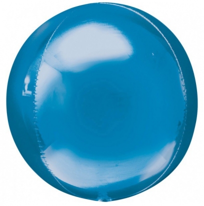 Folijas balons-orbz, zils (38 cm x 40 cm)