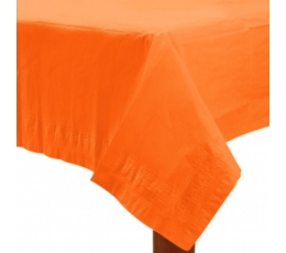 Popierinė staltiesė / oranžinė (1.37 m. x 2.74 m.)
