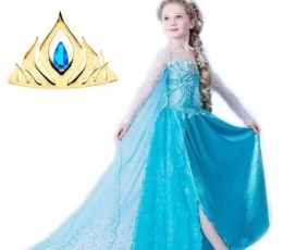 Princeses tiāra "Zilā lāsīte" (1 gab.)