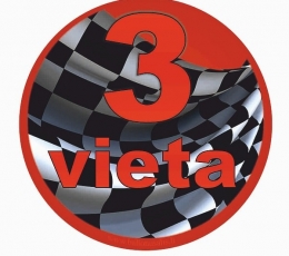 Žetons "3.vieta"  (7,7 cm) 