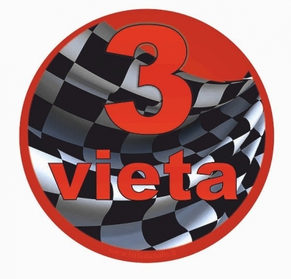 Žetons "3.vieta"  (7,7 cm) 