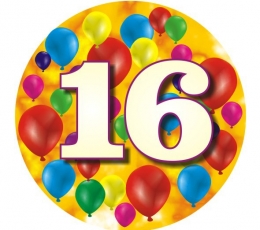 Значок "Цветные шары-16" (7,7см.)