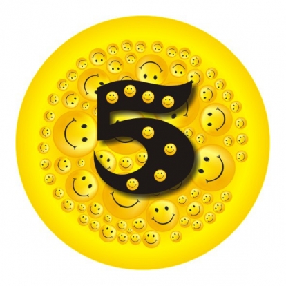 Žetons "Smaidiņi-5" (7,7 cm.)