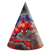 Cepurītes "Spiderman World" (6 gab)