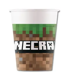 Glāzītes "Minecraft" (8 gab./200 ml)