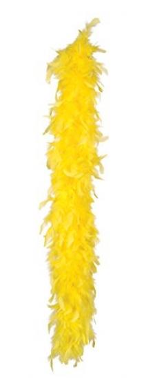 Желтый боа из перьев (1,8 м)