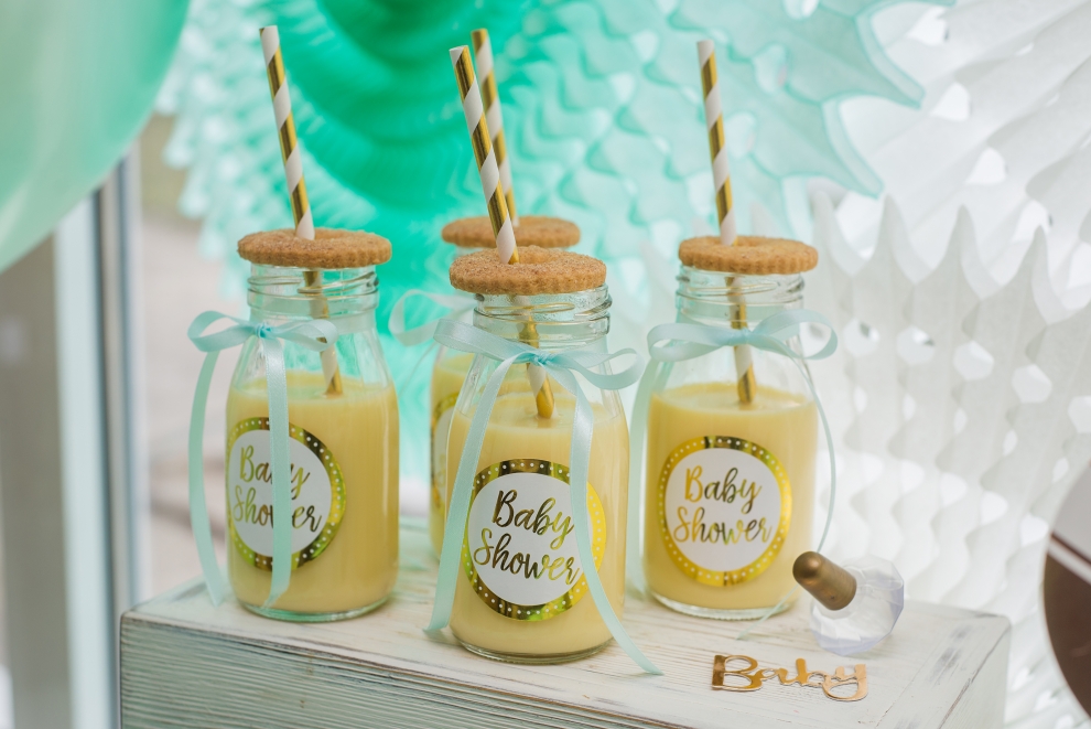 Стильные декорации для "baby shower"